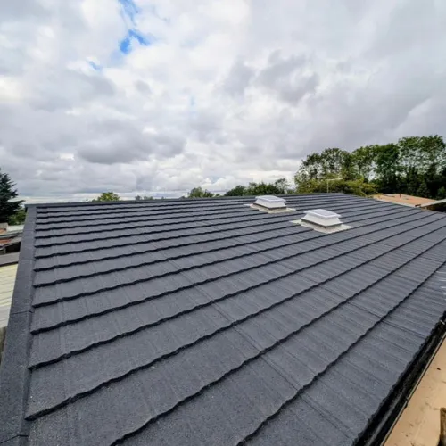 A recent roofing job completed by Allied Builders in Northamptonshire